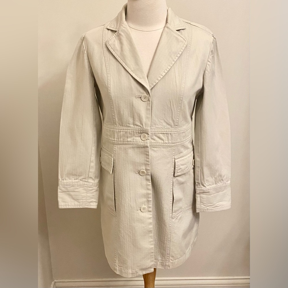 Jones Wear Sport Vintage Tan Stone 4 Old Money Academia Classic Prep Trench Coat